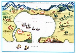 Mapa de las posiciones holandesas en Taiwán sobre 1630, Taiwán